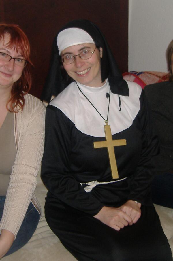 Anja als Nonne